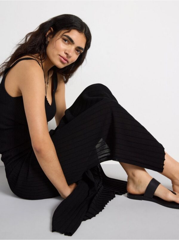 Ribbed midi skirt - 3001646-80
