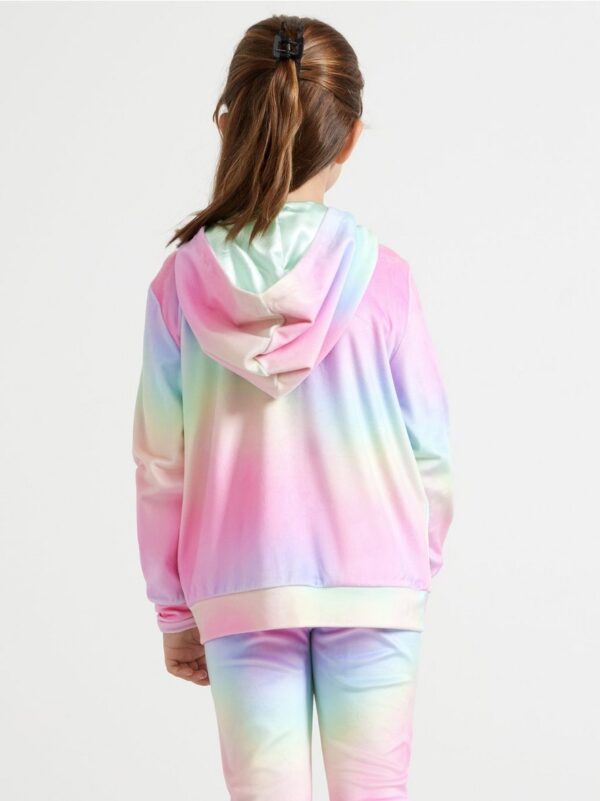 Hoodie in velour - 3001653-6665