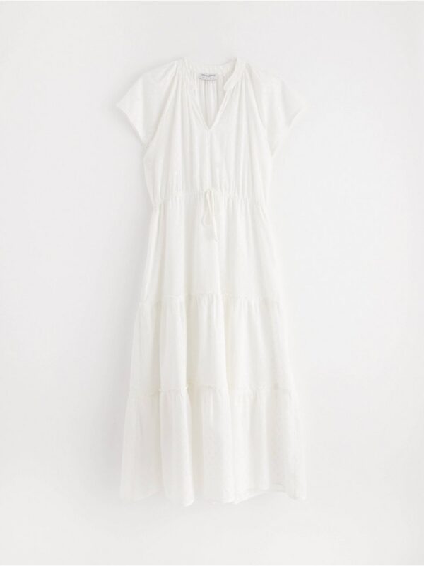 Maxi dress with flounces - 3001722-300