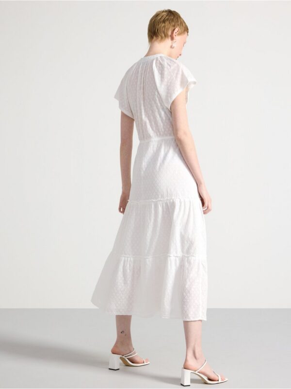 Maxi dress with flounces - 3001722-300