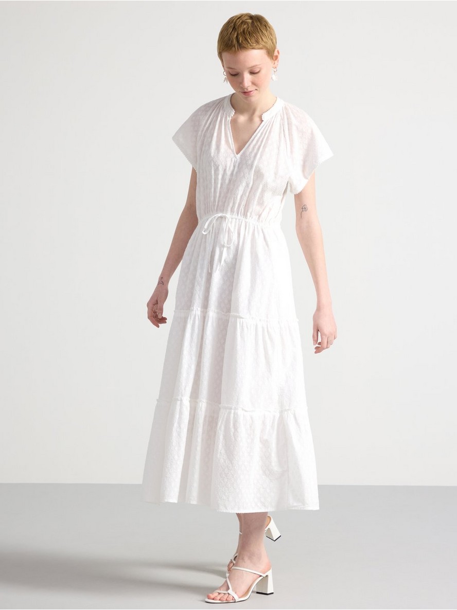 Haljina – Maxi dress with flounces