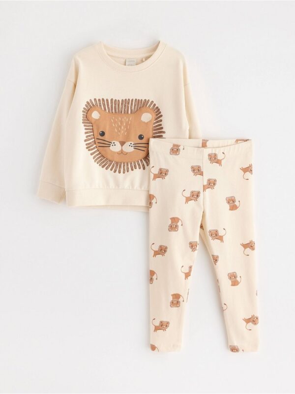 Set - sweatshirt and leggings - 3001732-1230