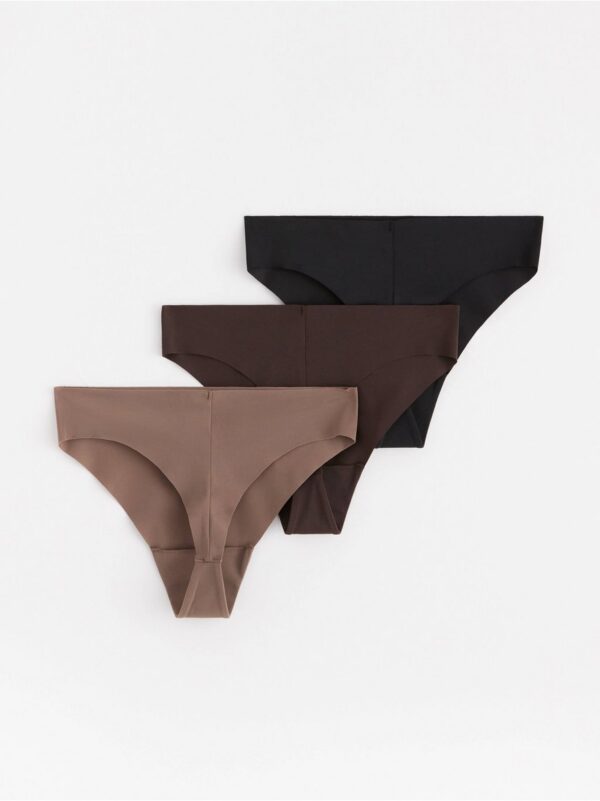 3-pack high waist  thong sports brief - 3001959-80
