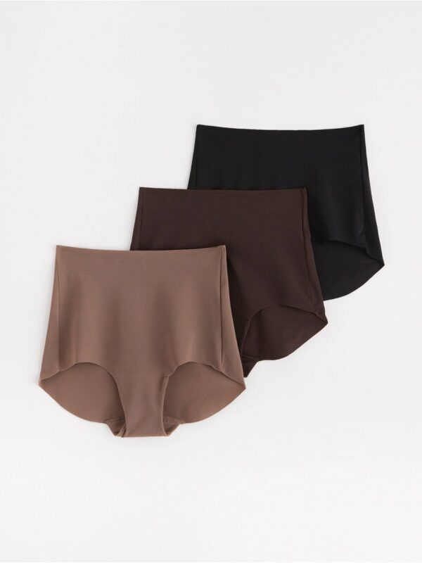 3-pack high waist  sports briefs - 3001960-80