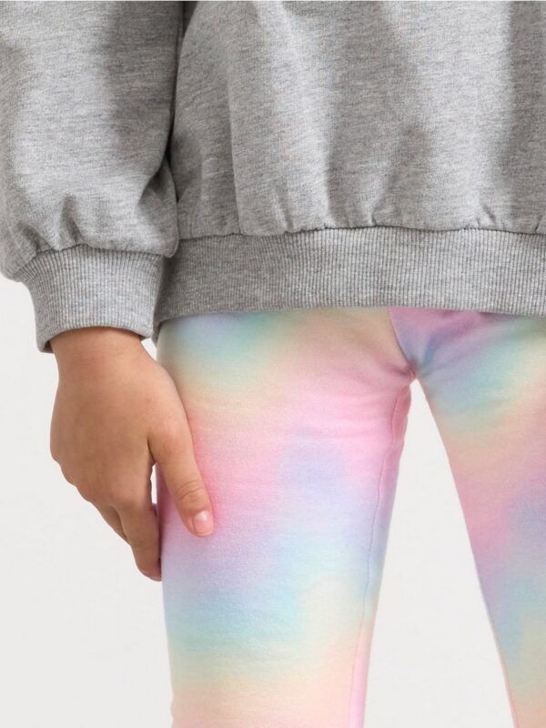 Leggings with brushed inside - 3002048-7955