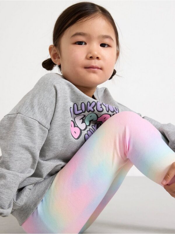 Leggings with brushed inside - 3002048-7955