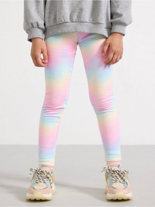 Leggings with brushed inside - 3002048-7955