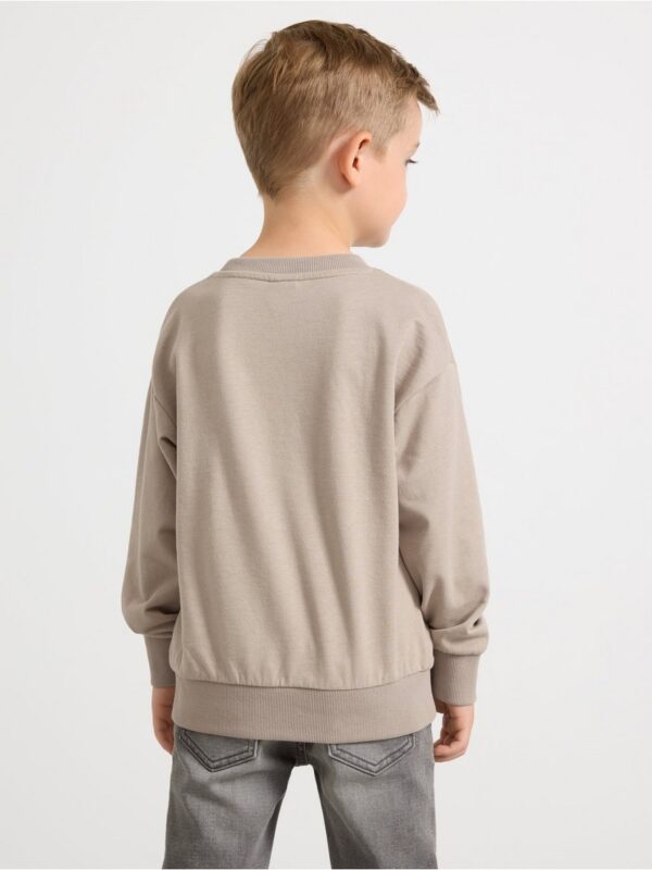 Sweatshirt with brushed inside - 3002100-6402