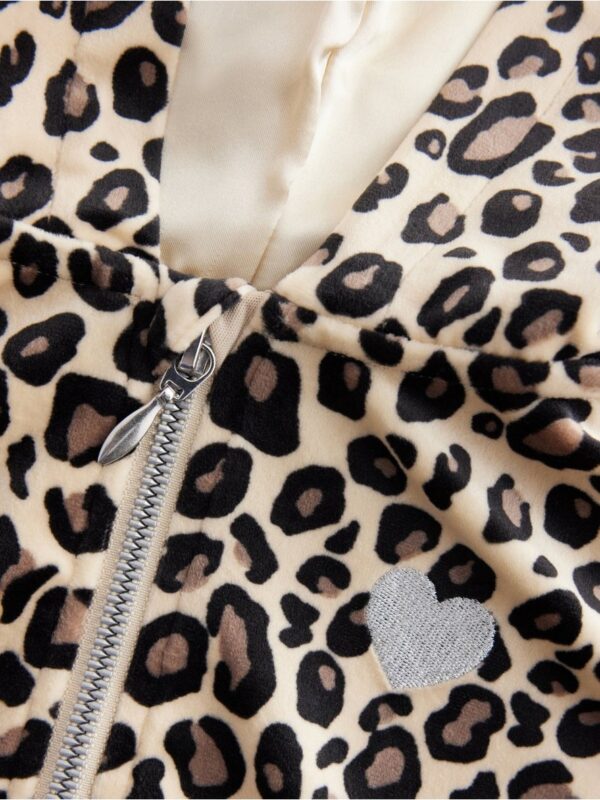 Velour hoodie - 3002239-8545