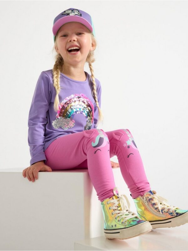 Leggings with brushed inside - 3002249-481