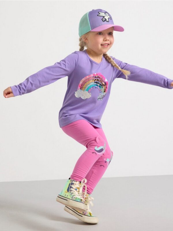 Leggings with brushed inside - 3002249-481