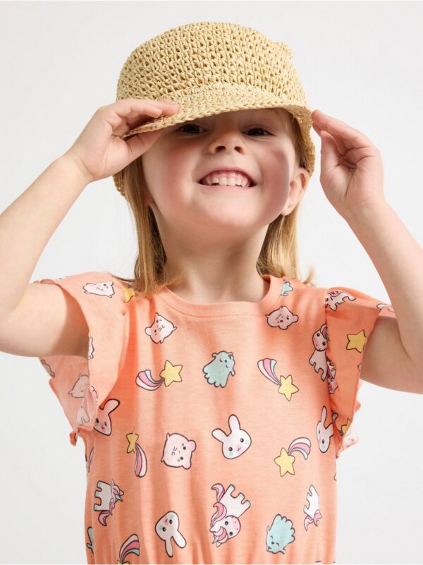 Short-sleeved dress - 3002354-7963