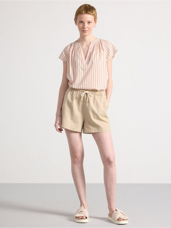 Short-sleeved blouse - 3002390-1230