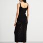 Pattern knitted maxi dress - 3002421-80