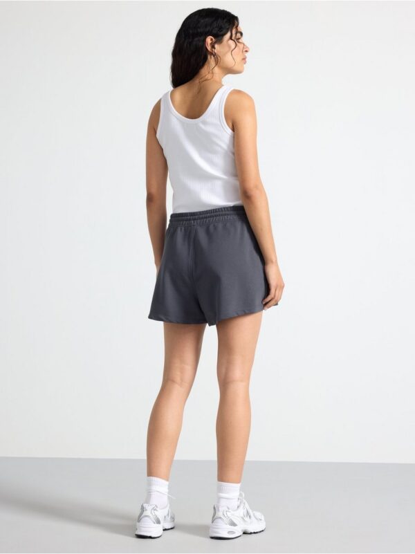 Shorts in sweatshirt fabric - 3002425-9608