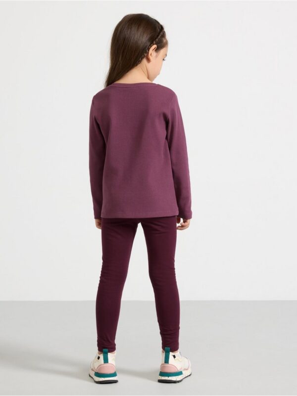 Leggings with brushed inside - 3002472-7268