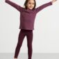 Leggings with brushed inside - 3002472-7268