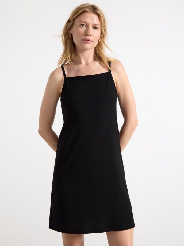Ribbed slip dress - 3003158-80