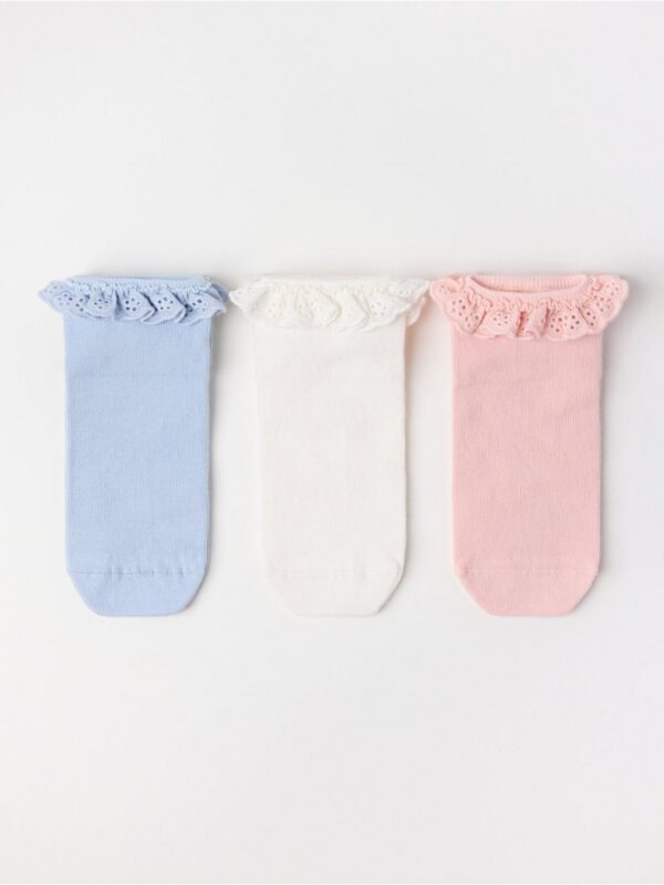 3-pack  ankle socks - 3003278-6928