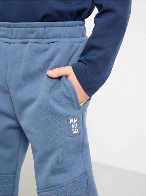 Joggers with reinforced knees - 7901099-4146
