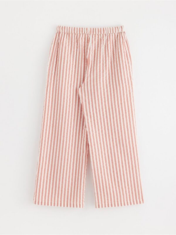 Pyjama trousers in seersucker - 8579929-2493