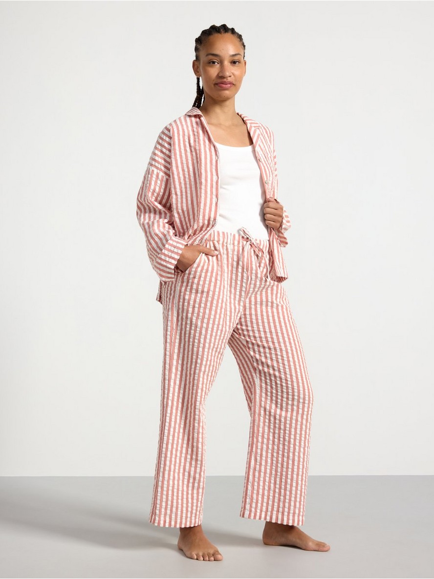 Pidzama donji deo – Pyjama trousers in seersucker