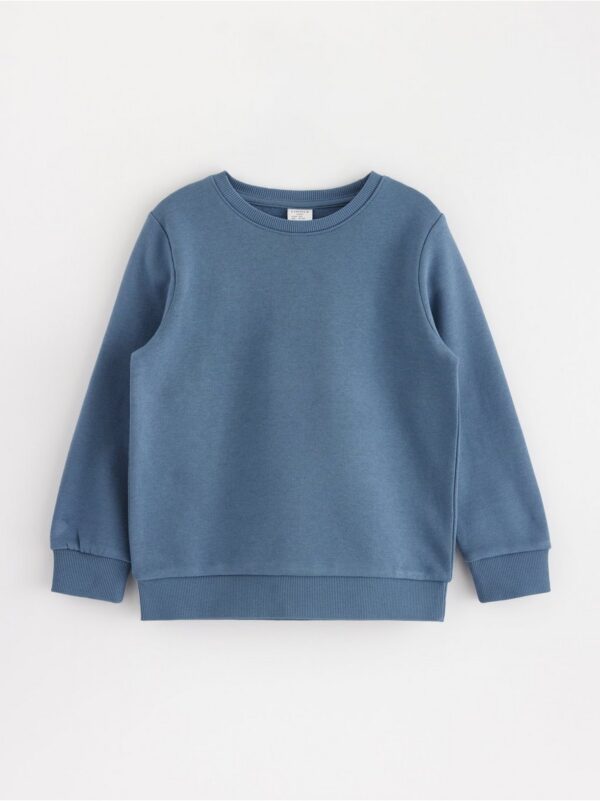 Sweatshirt with brushed inside - 8597413-4146