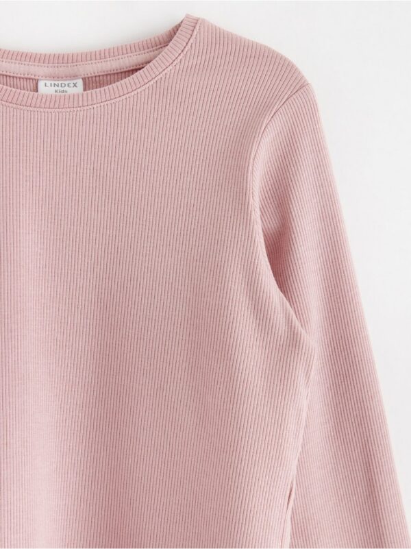 Ribbed long sleeve top - 8597414-7351