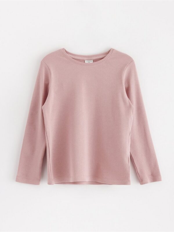 Ribbed long sleeve top - 8597414-7351