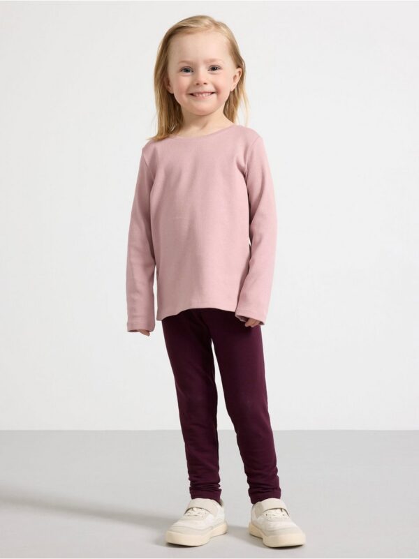 Ribbed long sleeve top - 8597414-7351