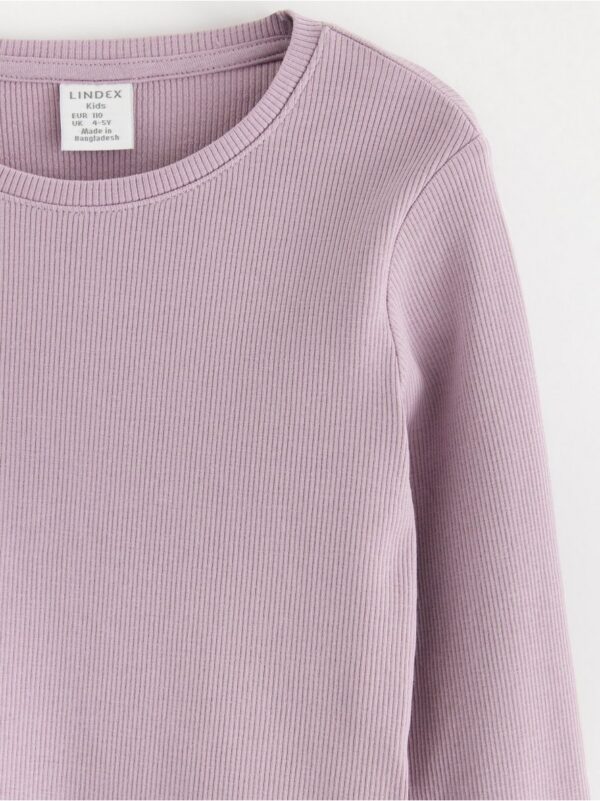Ribbed long sleeve top - 8597414-8121