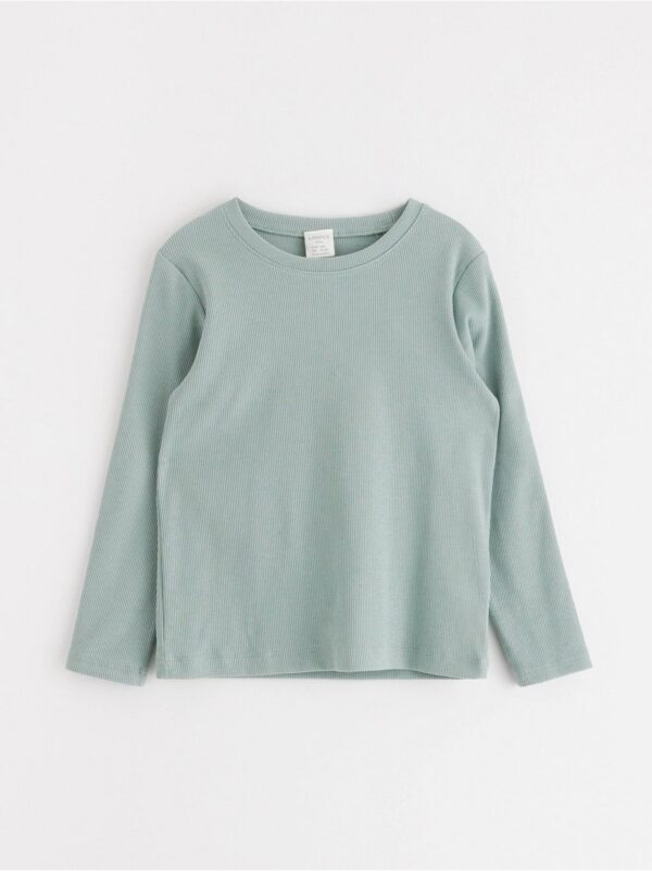 Ribbed long sleeve top - 8597414-8707