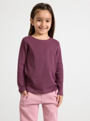 Ribbed long sleeve top - 8597414-9439