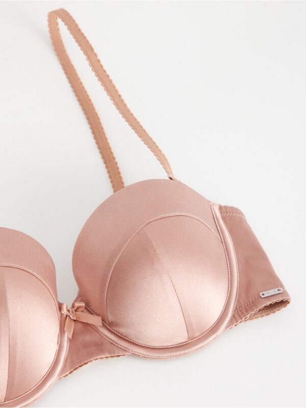Ella m –  balconette bra in satin - 8600550-2241