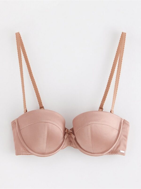 Ella m –  balconette bra in satin - 8600550-2241