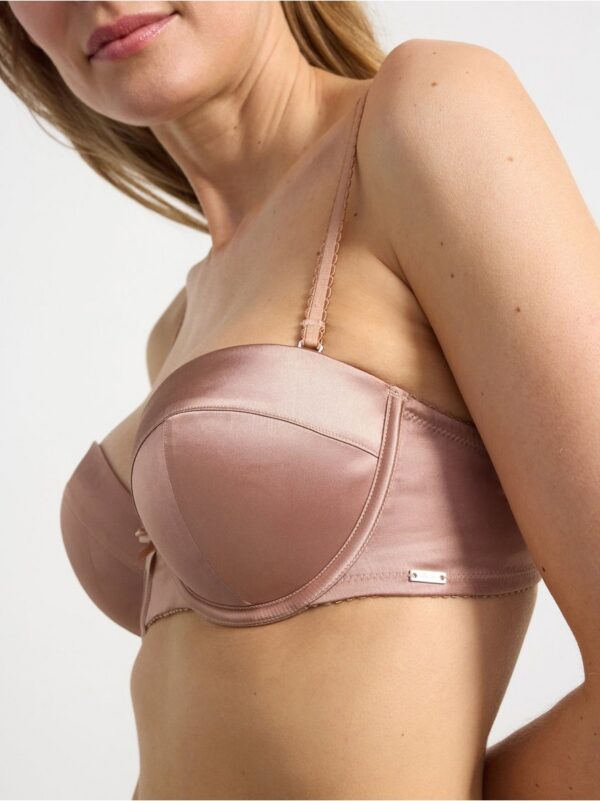 Ella m –  balconette bra in satin - 8600550-2241