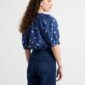 Blouse with puff sleeves - 8635675-7339