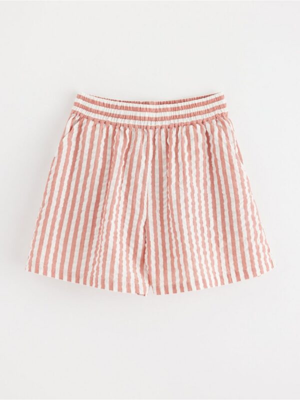 Pyjama shorts in seersucker - 8682477-2493