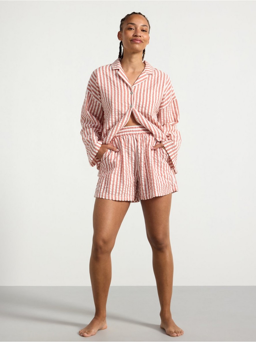 Pidzama donji deo – Pyjama shorts in seersucker
