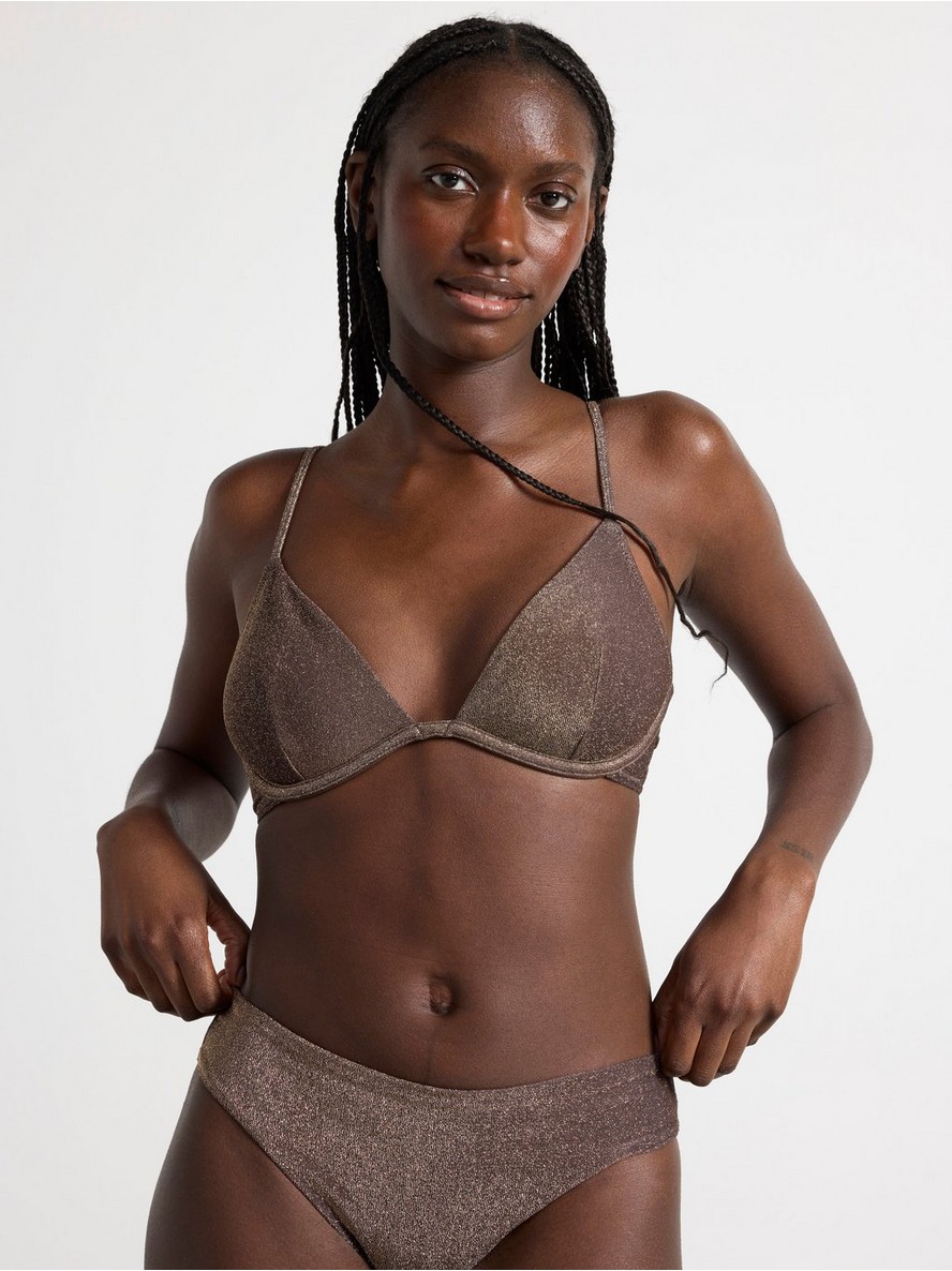 Kupaci kostim gornji deo – Glittery bikini bra with underwire