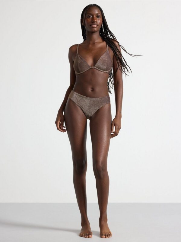 Glittery bikini bra with underwire - 8696593-215