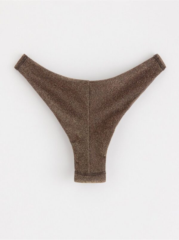 Glittery brazilian bikini bottom - 8696607-215