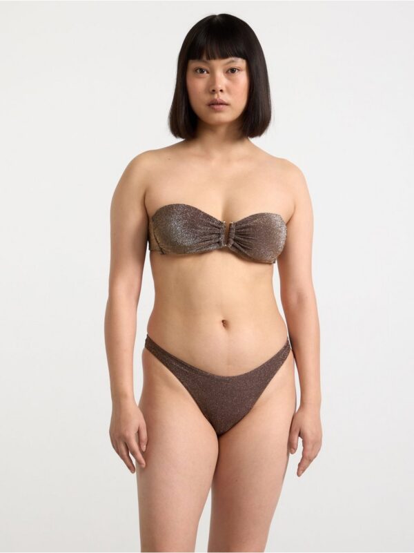 Glittery brazilian bikini bottom - 8696607-215