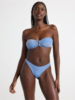 Glittery brazilian bikini bottom - 8696607-3371