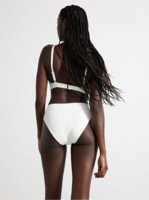Bikini bottom with high waist - 8700601-6886