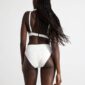 Bikini bottom with high waist - 8700601-6886