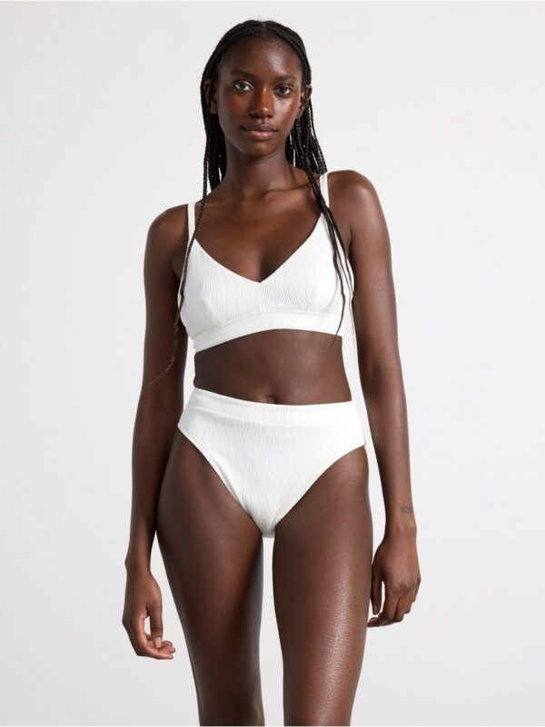 Bikini bottom with high waist - 8700601-6886