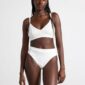 Bikini bottom with high waist - 8700601-6886