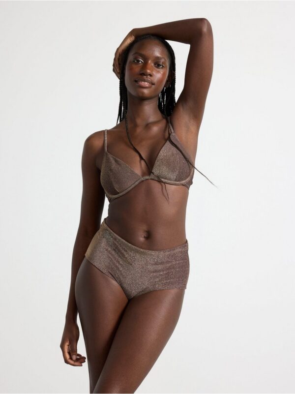 Glittery hipster bikini bottom - 8704626-215