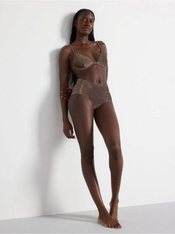 Glittery hipster bikini bottom - 8704626-215